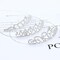 8 Pack Birthday Tiaras, Rhinestone Crystal Princess Crowns, Silver Headbands for Women